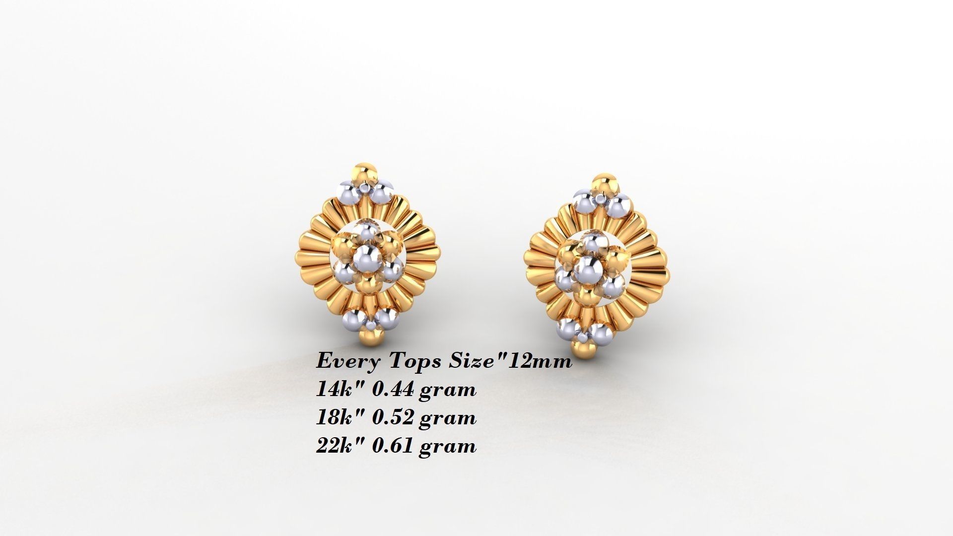 Earrings 50 3D print model_31