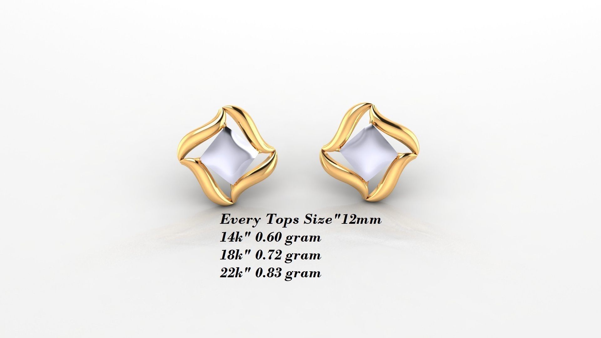 Earrings 50 3D print model_15