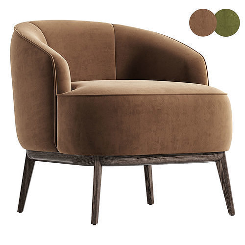 Megan armchair by Domkapa 3D model