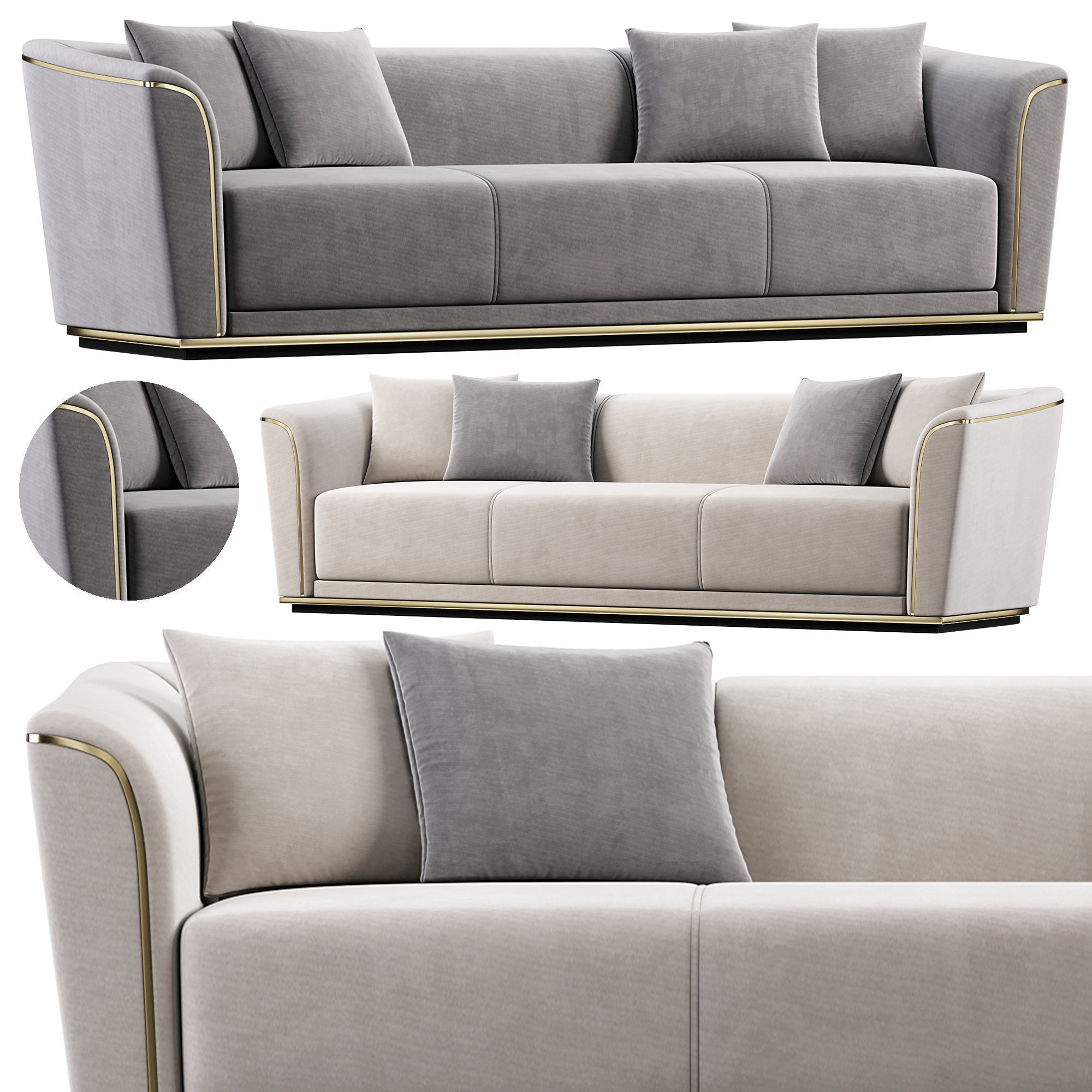 Dover Sofa by Frato 3D model_1
