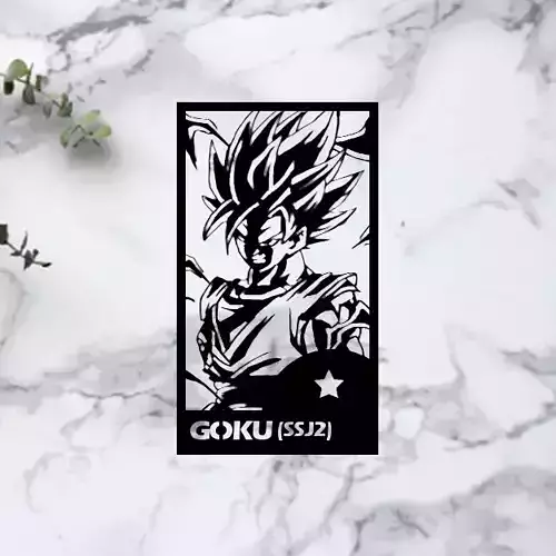 Ascended Super Saiyan Goku 3D model