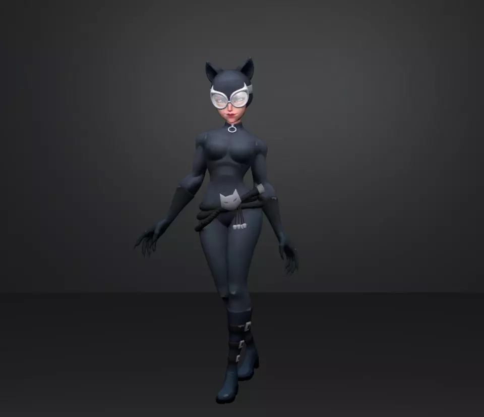 catwoman collida 3D model