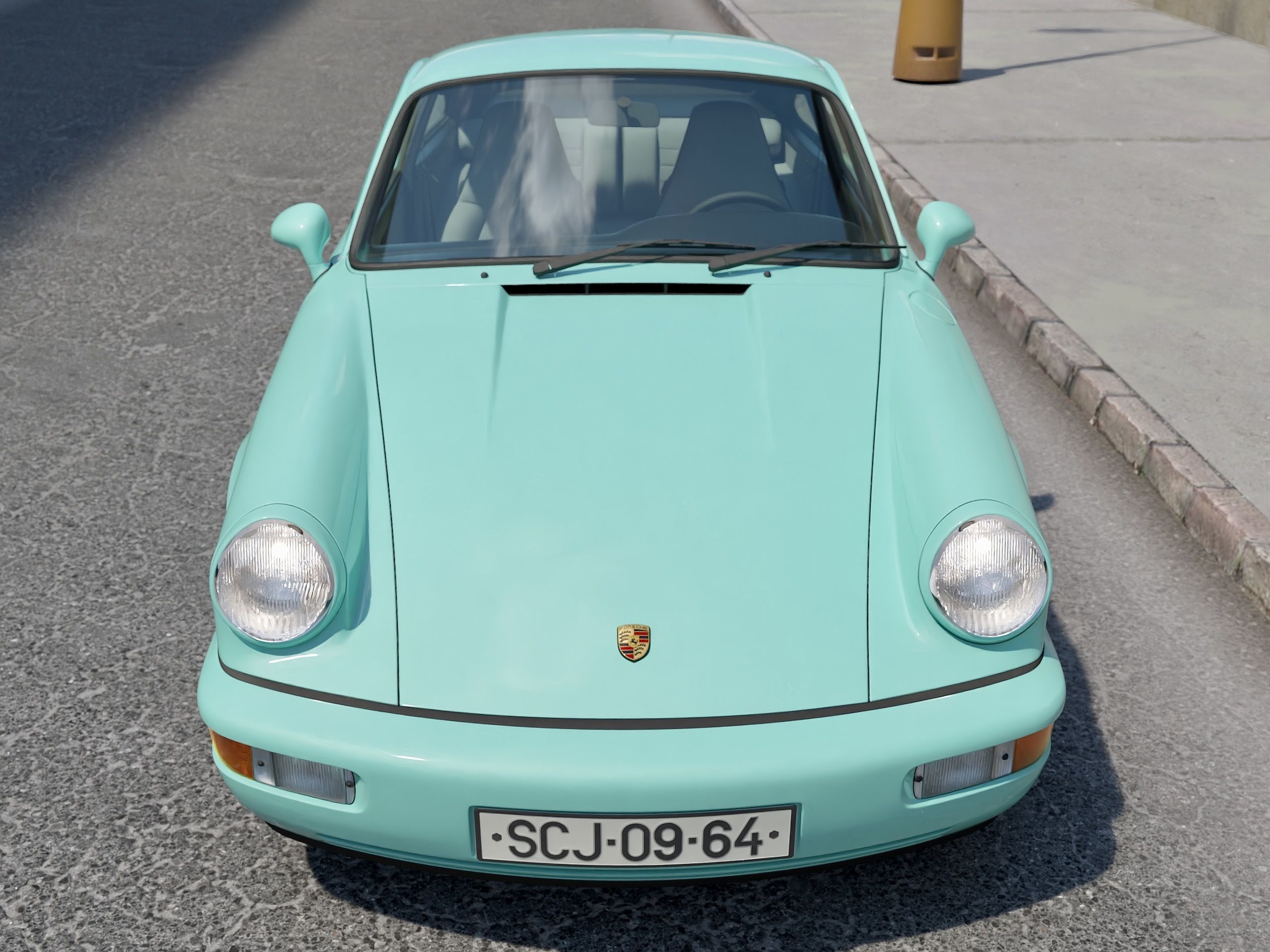 Porsche 911 1990 3D model_2