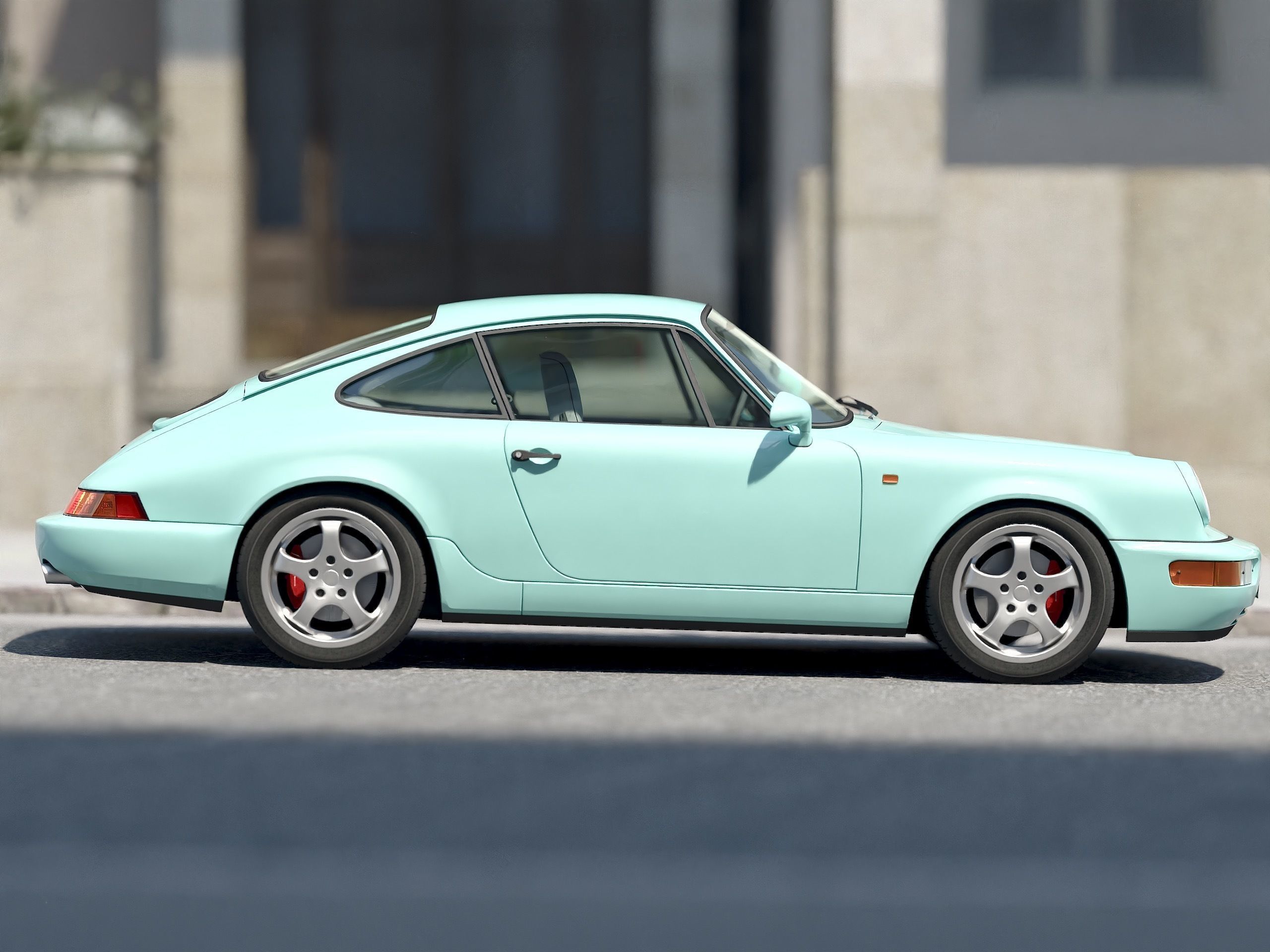 Porsche 911 1990 3D model_3