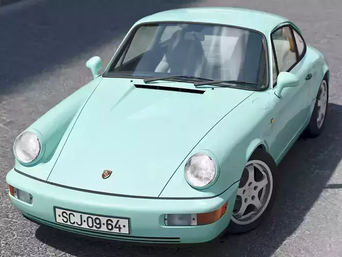 Porsche 911 1990 3D model