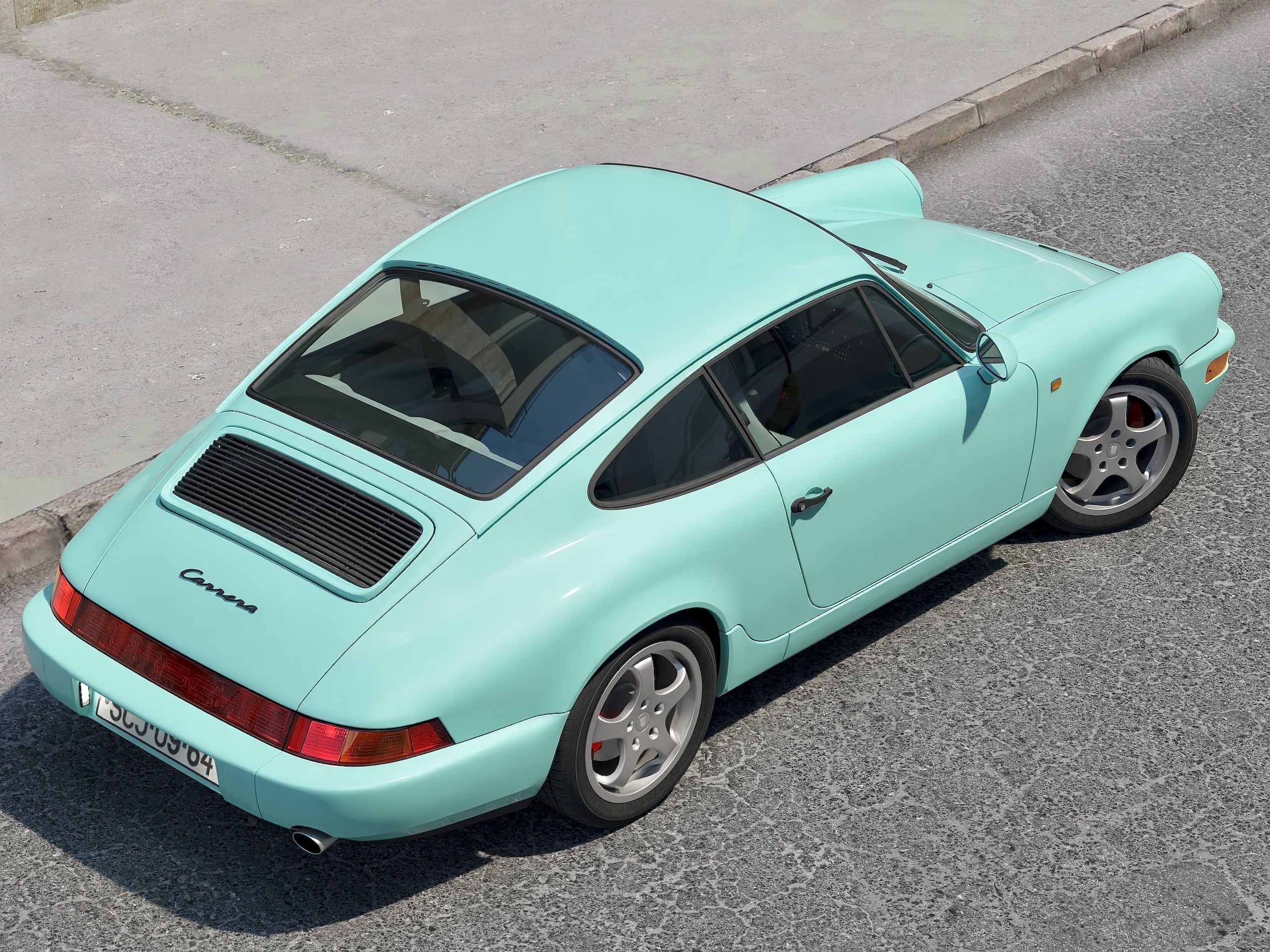 Porsche 911 1990 3D model_1