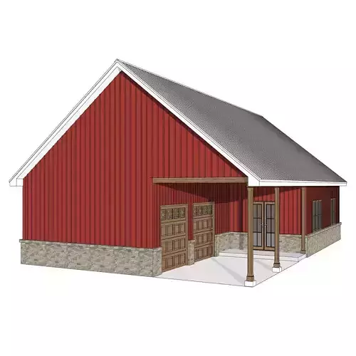 Barndominium House 010 -Archimple LLC