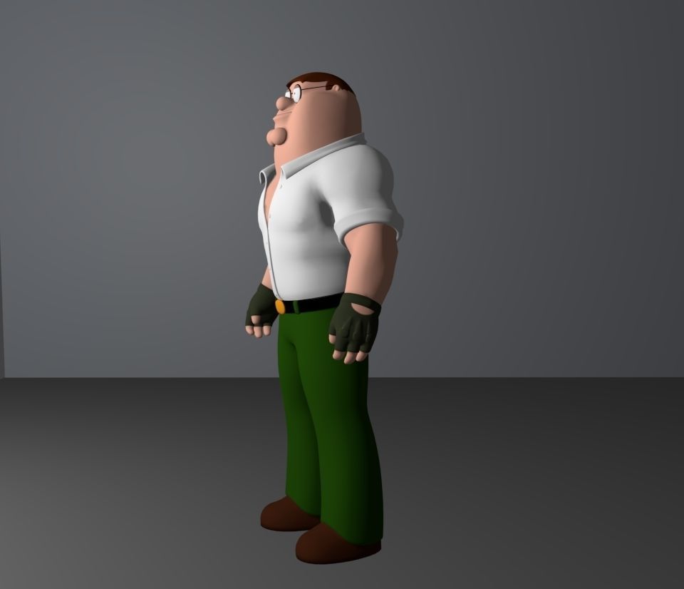 peter griffin 3D model_4