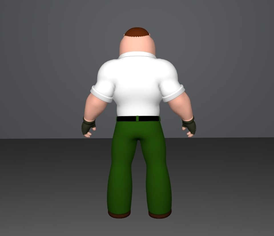 peter griffin 3D model_3