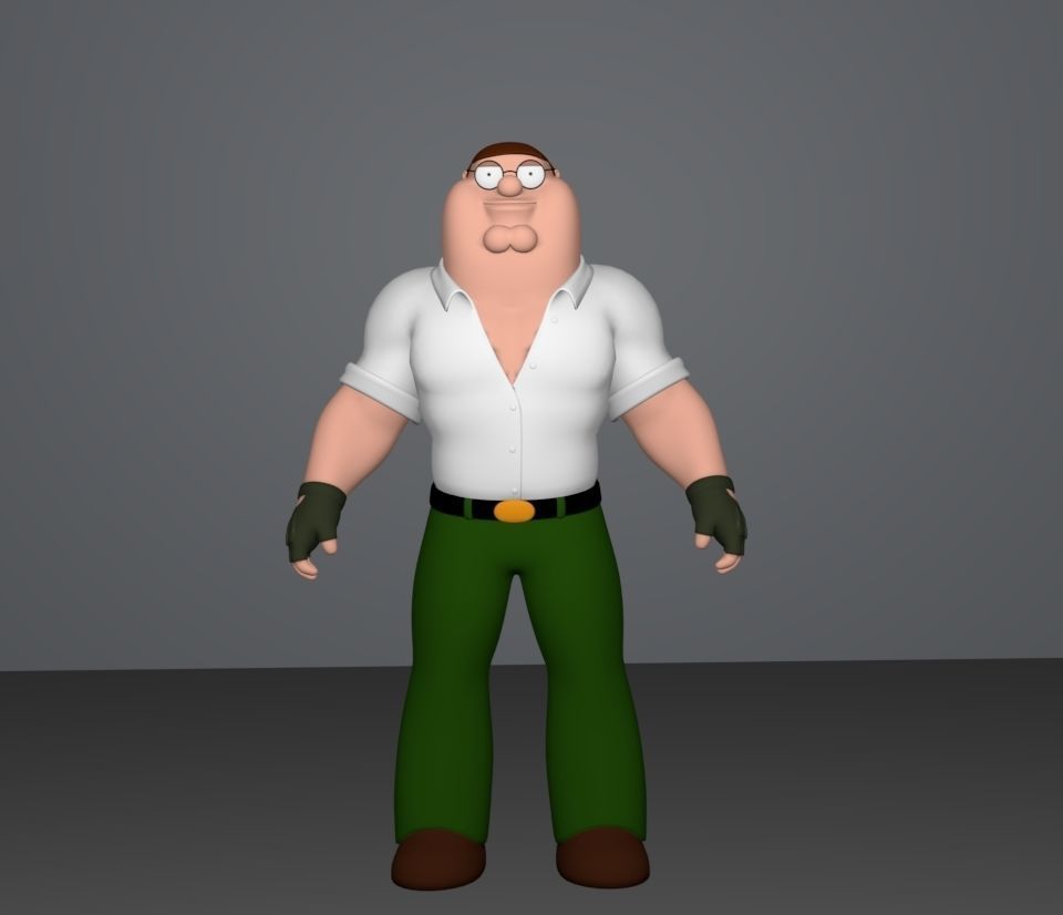 peter griffin 3D model_1