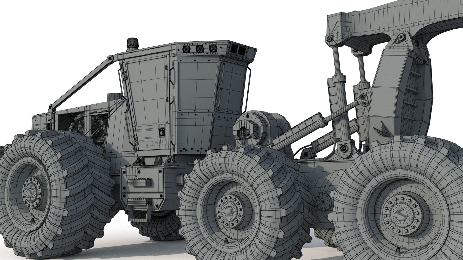 Tigercat Skidder Forestry Loader 635E 3D model_20