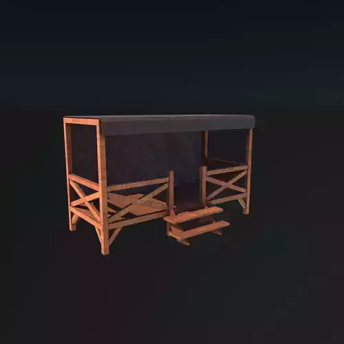 market stand 3D model