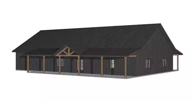 Barndominium House 014 -Archimple LLC