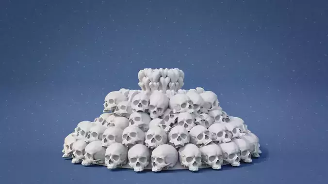 Skull pyres