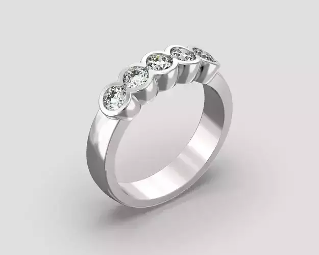R 061 ring five stone all sizes