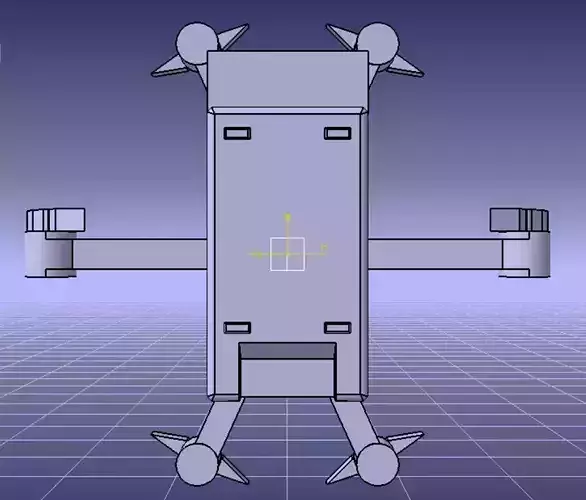 Advanced Dual-Propeller Drone Design