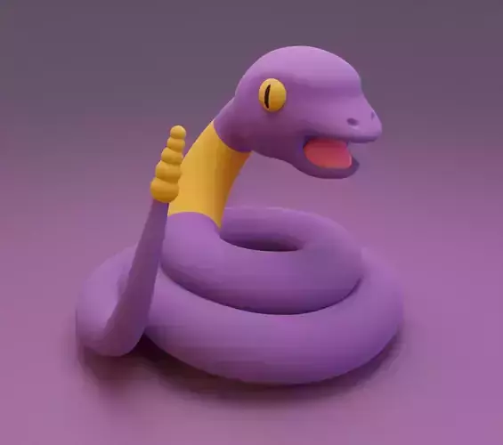 Ekans pokemon posion 3D model