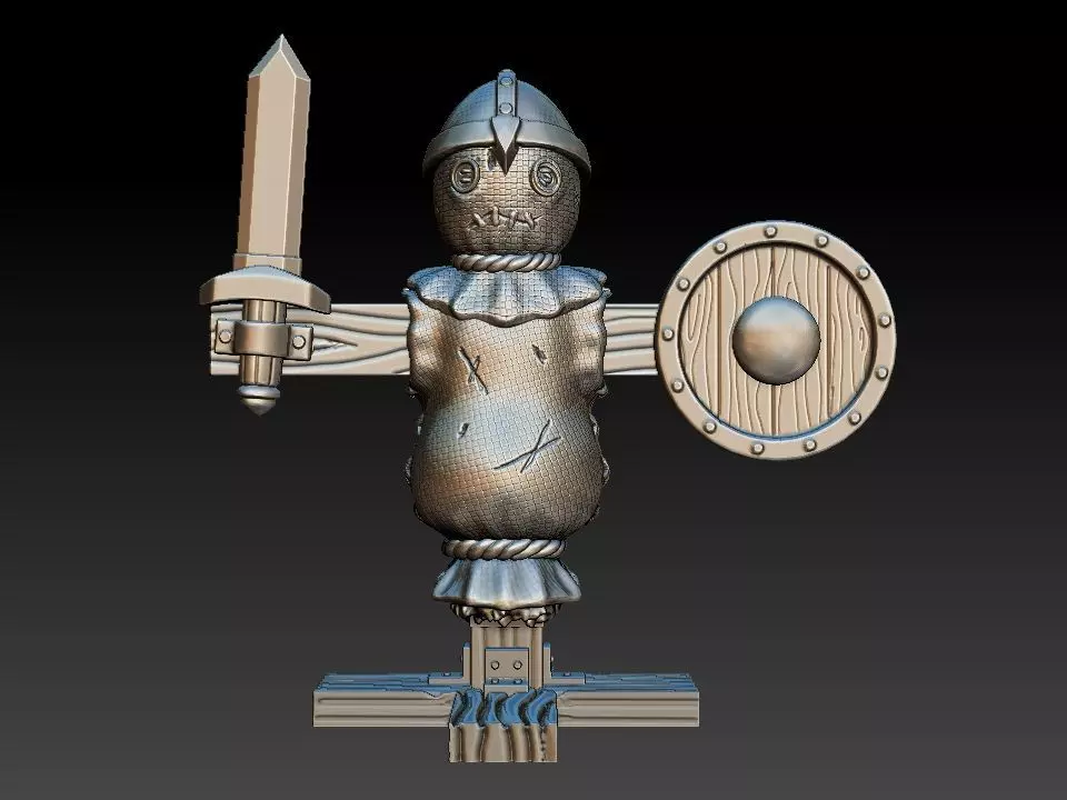 FIGHTING TRAINING DUMMY 3D print model