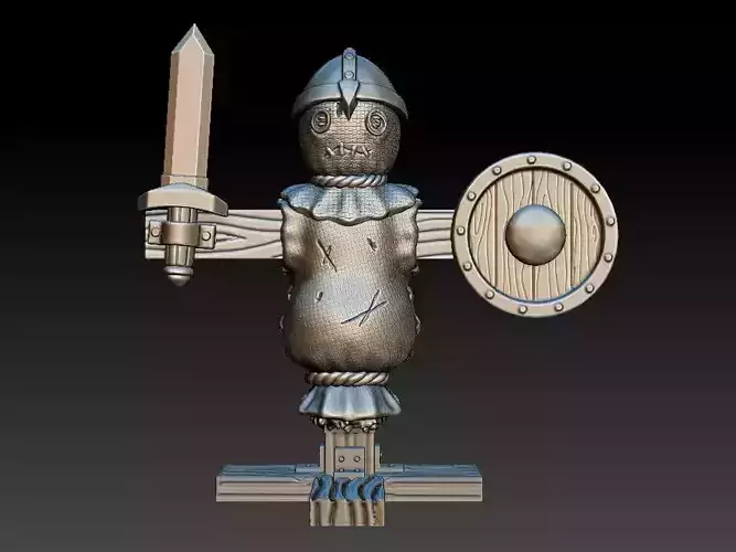 FIGHTING TRAINING DUMMY 3D print model