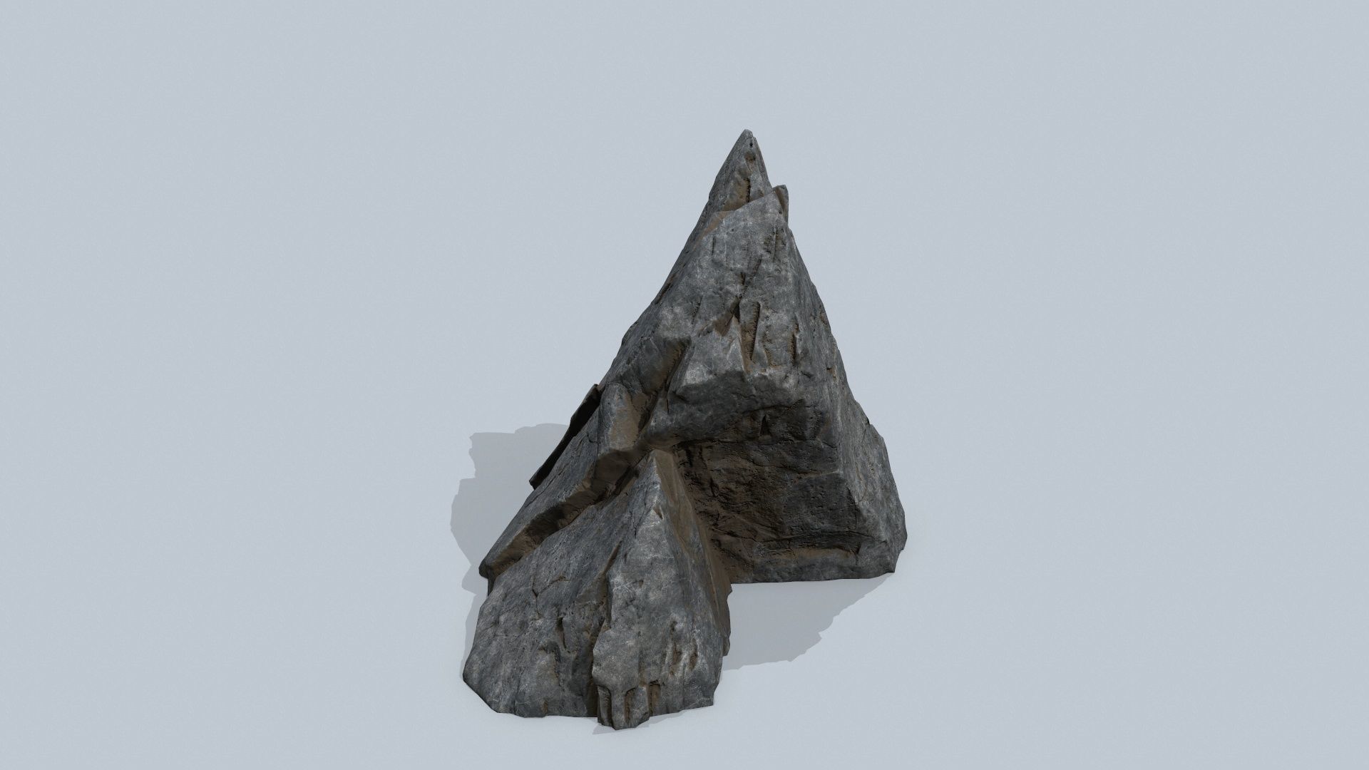 cliff rocks  Low-poly 3D model_9