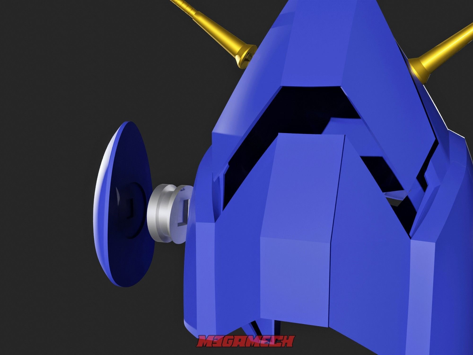 CHODENJI ROBO COMBATTLER V WEARABLE PRINTABLE HELMET HEAD 3D print model_14