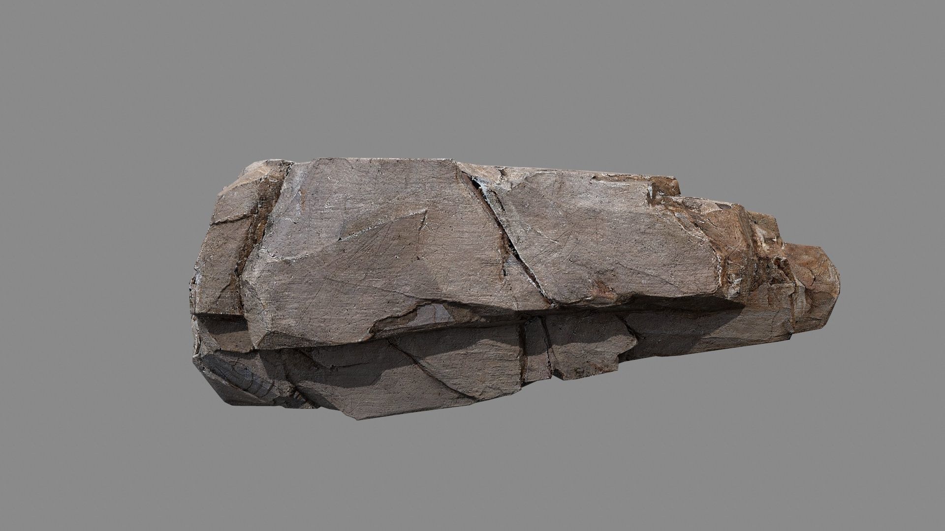 Egyptian desert rocks Low-poly 3D model_15