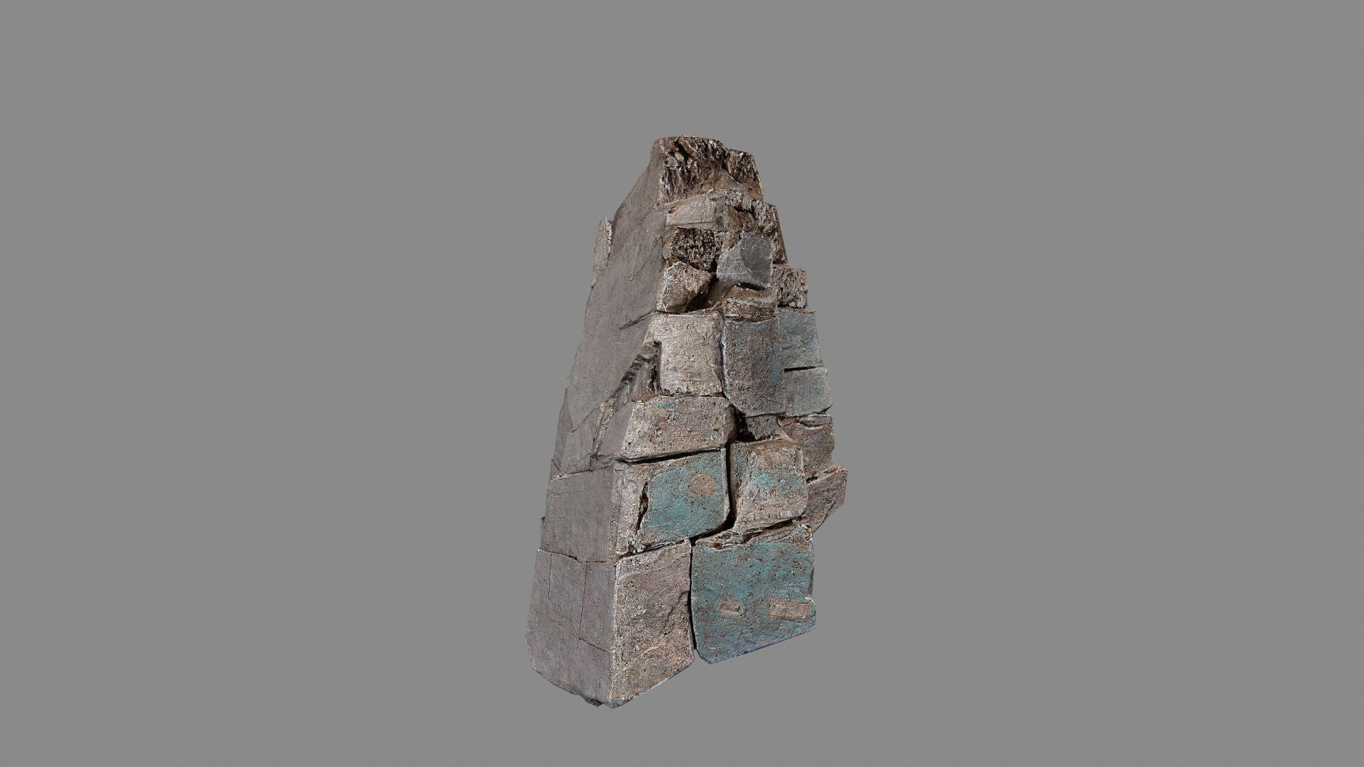 Egyptian desert rocks Low-poly 3D model_20