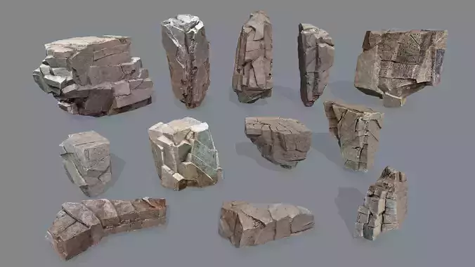 Egyptian desert rocks