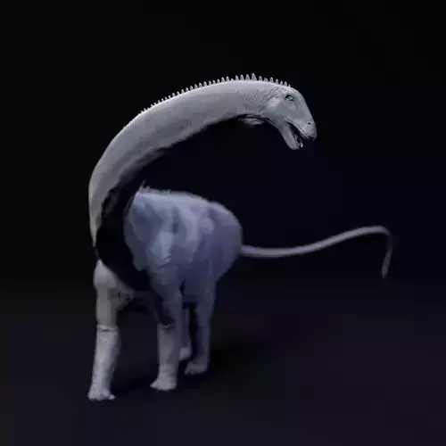 Diplodocus Carnegii 1-35 scale pre-supported sauropod 3D print model