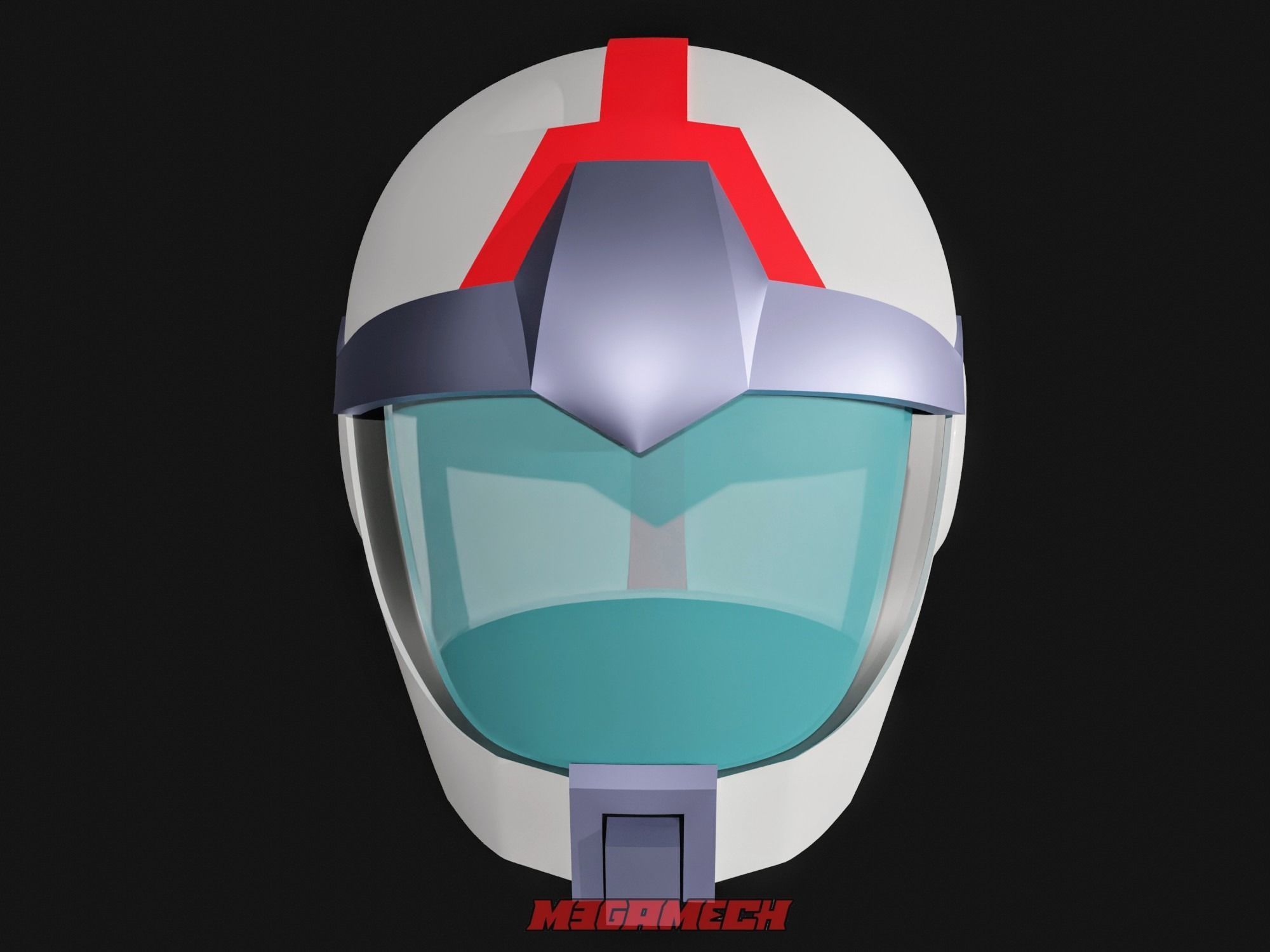 Gundam Pilot RX78 1979 Amuro Ray Helmet Wearable Printable 3D print model_1