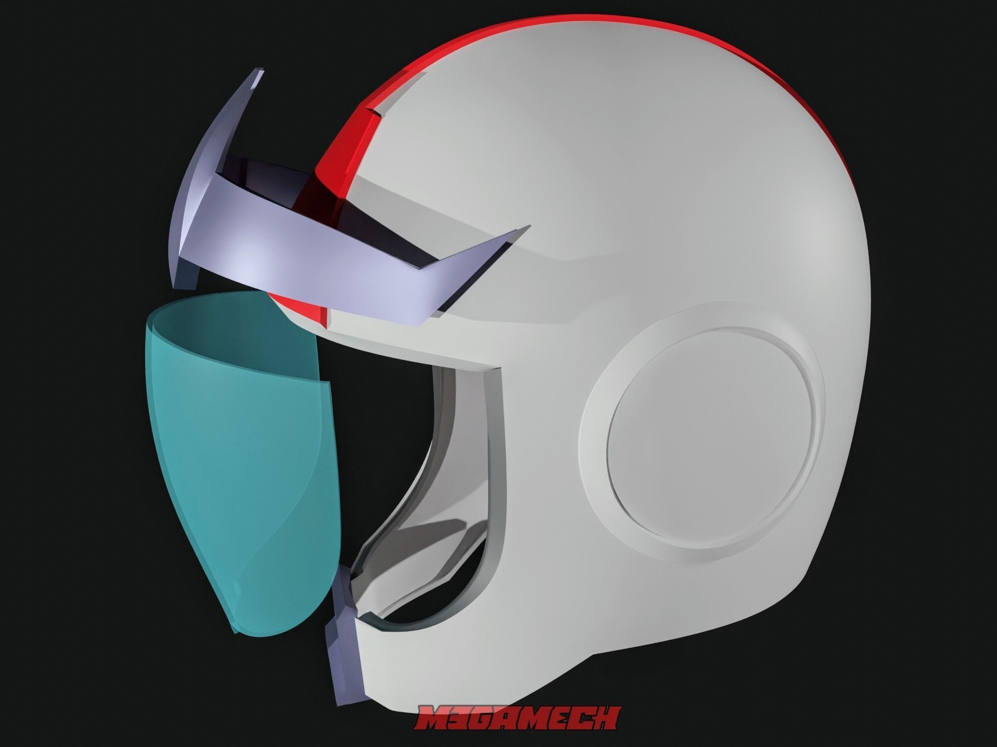 Gundam Pilot RX78 1979 Amuro Ray Helmet Wearable Printable 3D print model_5