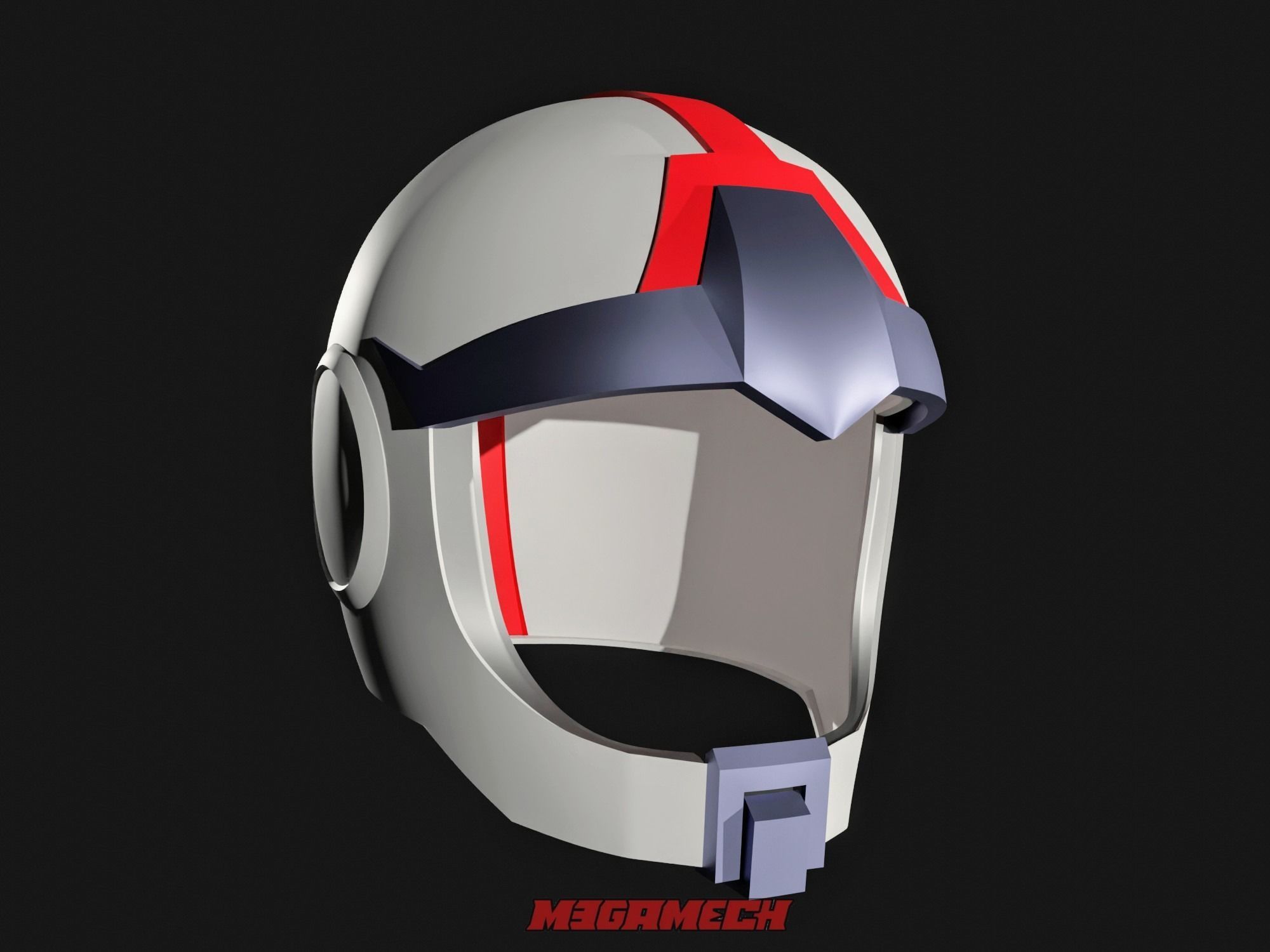 Gundam Pilot RX78 1979 Amuro Ray Helmet Wearable Printable 3D print model_4