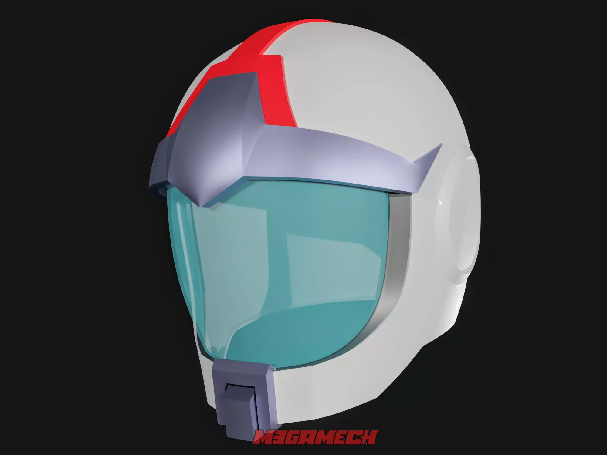 Gundam Pilot RX78 1979 Amuro Ray Helmet Wearable Printable 3D print model_0