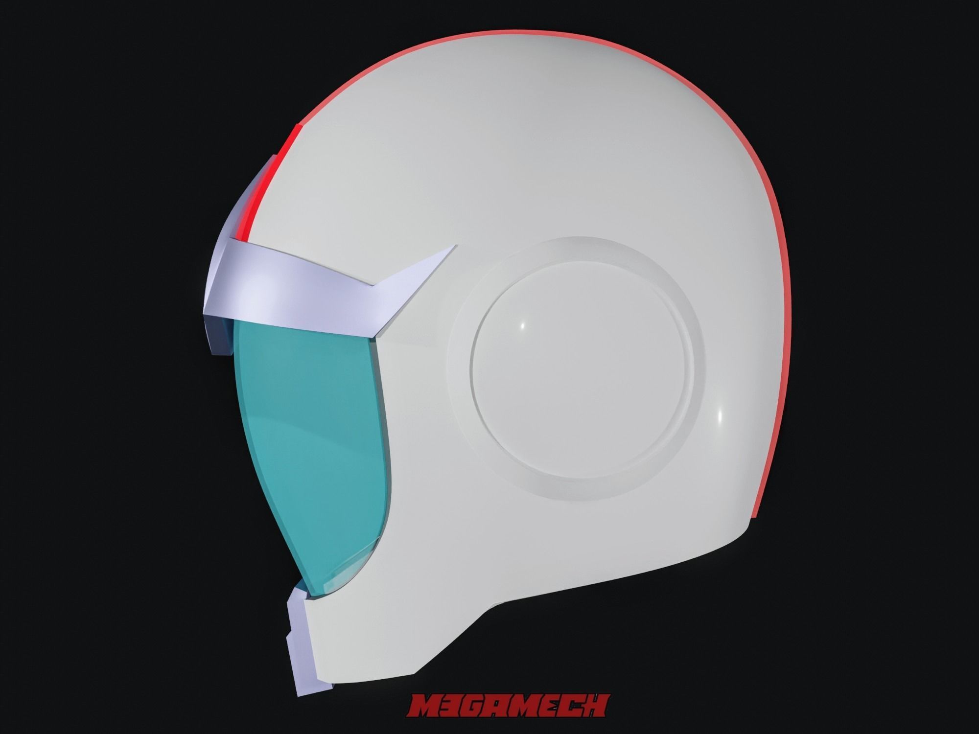 Gundam Pilot RX78 1979 Amuro Ray Helmet Wearable Printable 3D print model_6