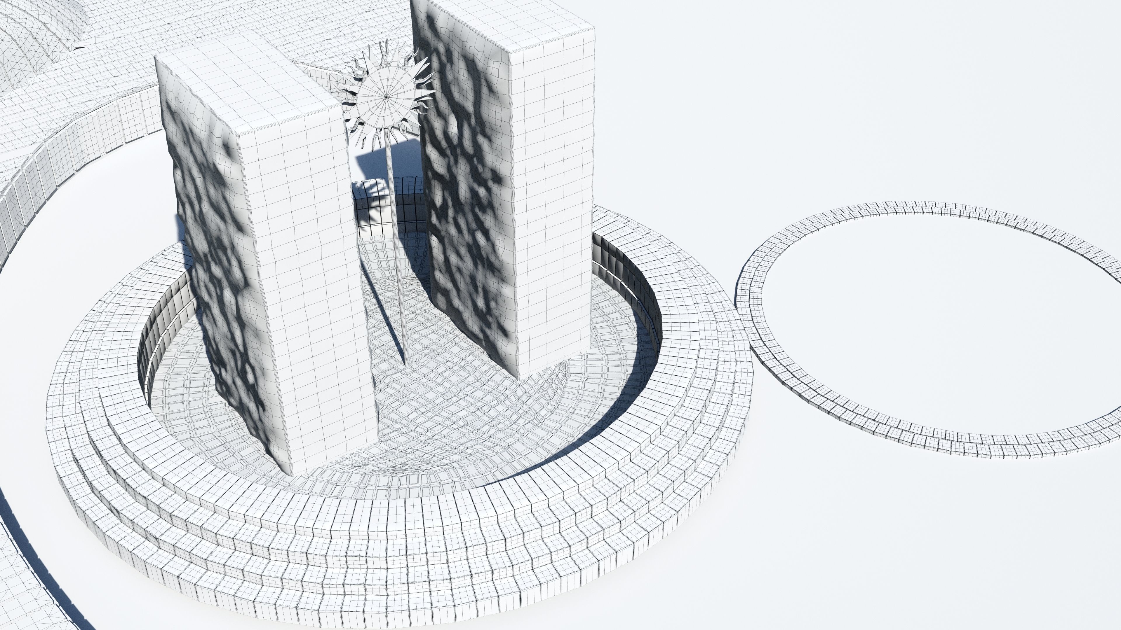 Props street Kyiv Ukraine Free low-poly 3D model_5