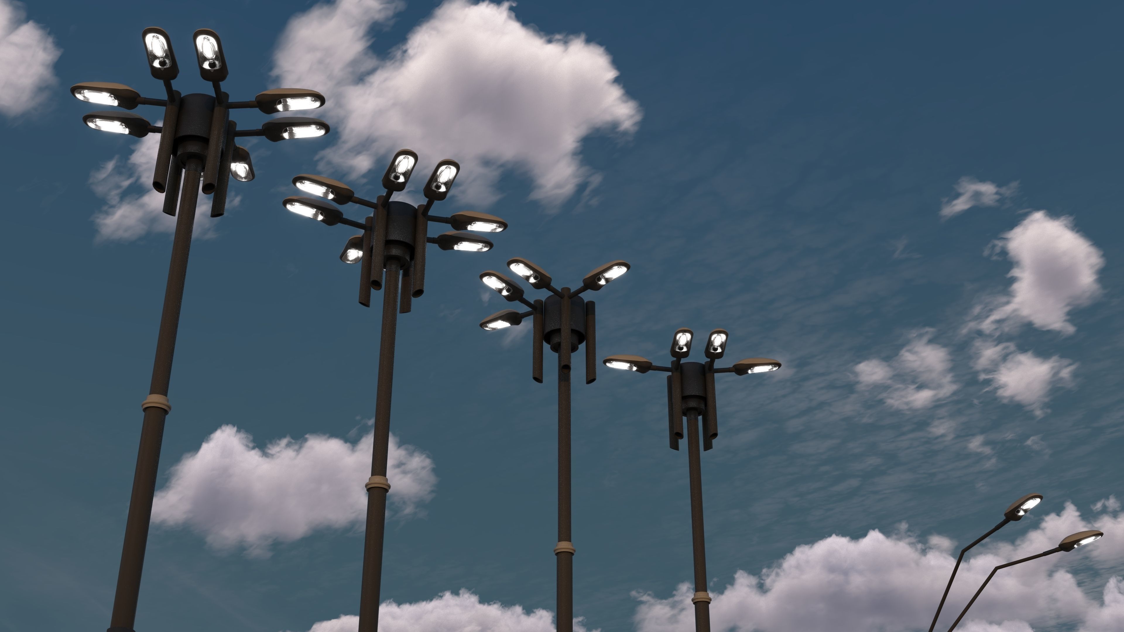 Props street Kyiv Ukraine Free low-poly 3D model_10