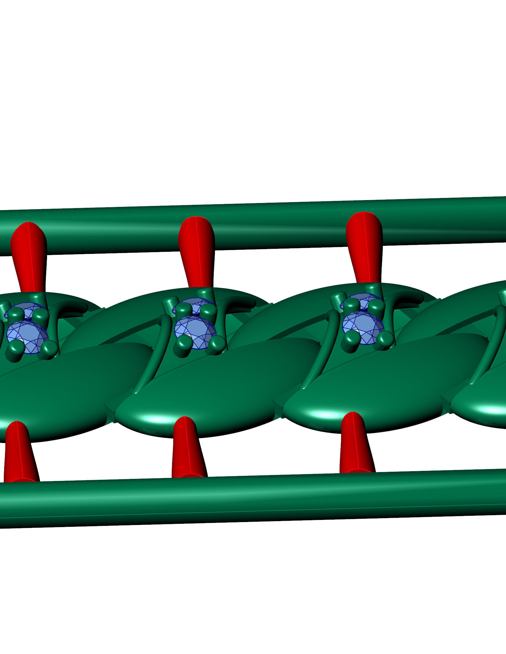 HIGHLY SOLD 3D PRINTABLE CHAIN  OR BRACELET DIRECT CASTING 3D print model_2