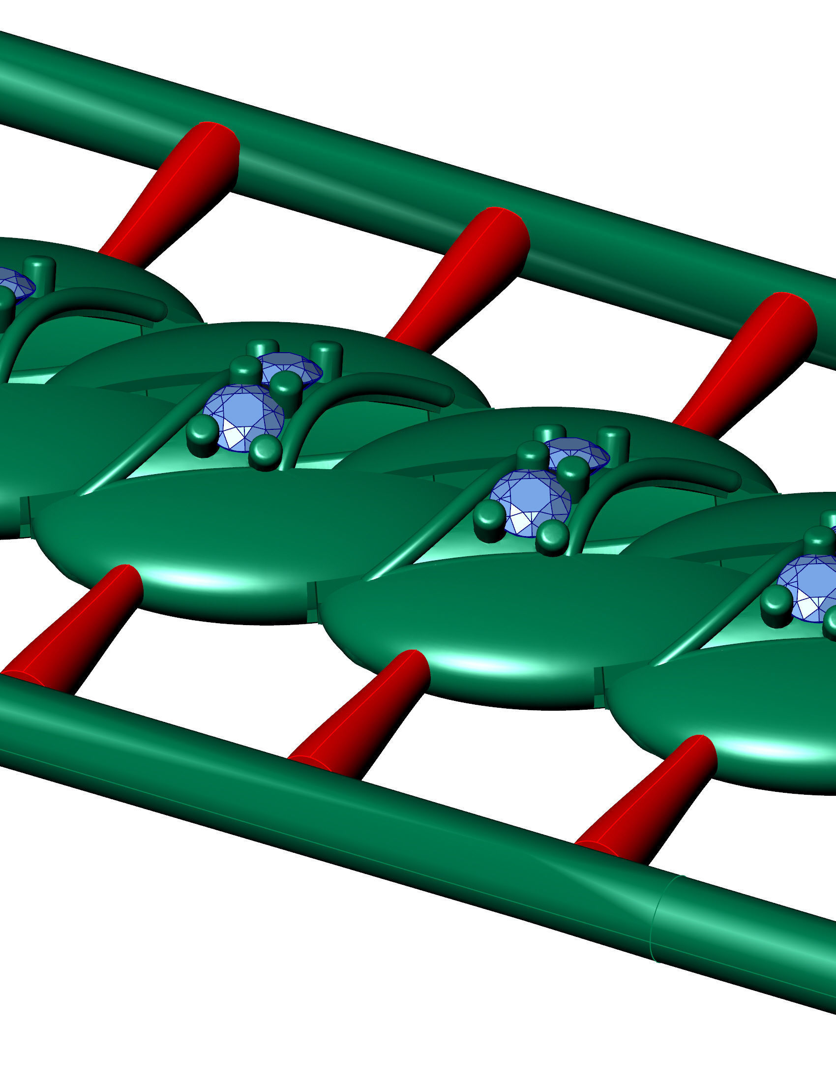 HIGHLY SOLD 3D PRINTABLE CHAIN  OR BRACELET DIRECT CASTING 3D print model_3