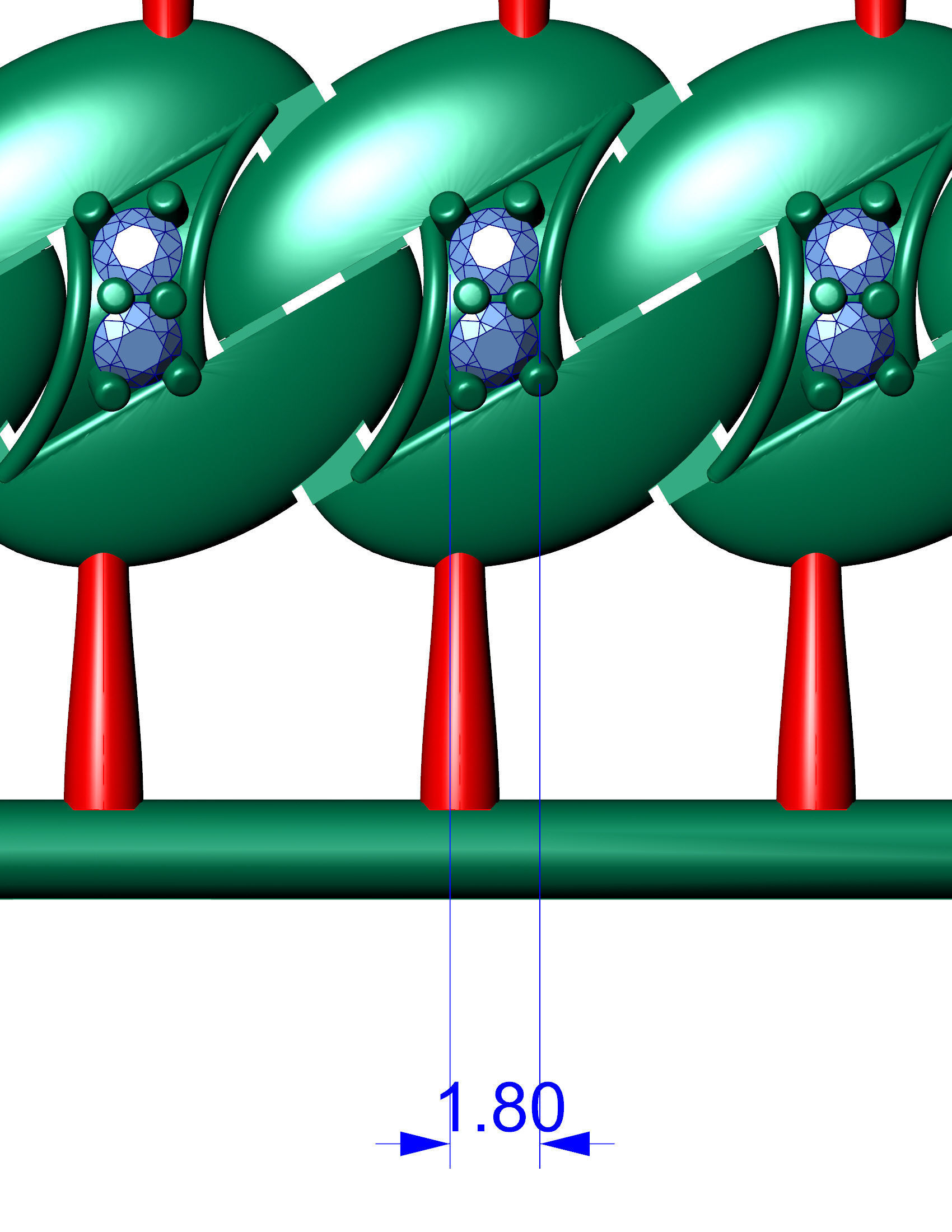 HIGHLY SOLD 3D PRINTABLE CHAIN  OR BRACELET DIRECT CASTING 3D print model_1