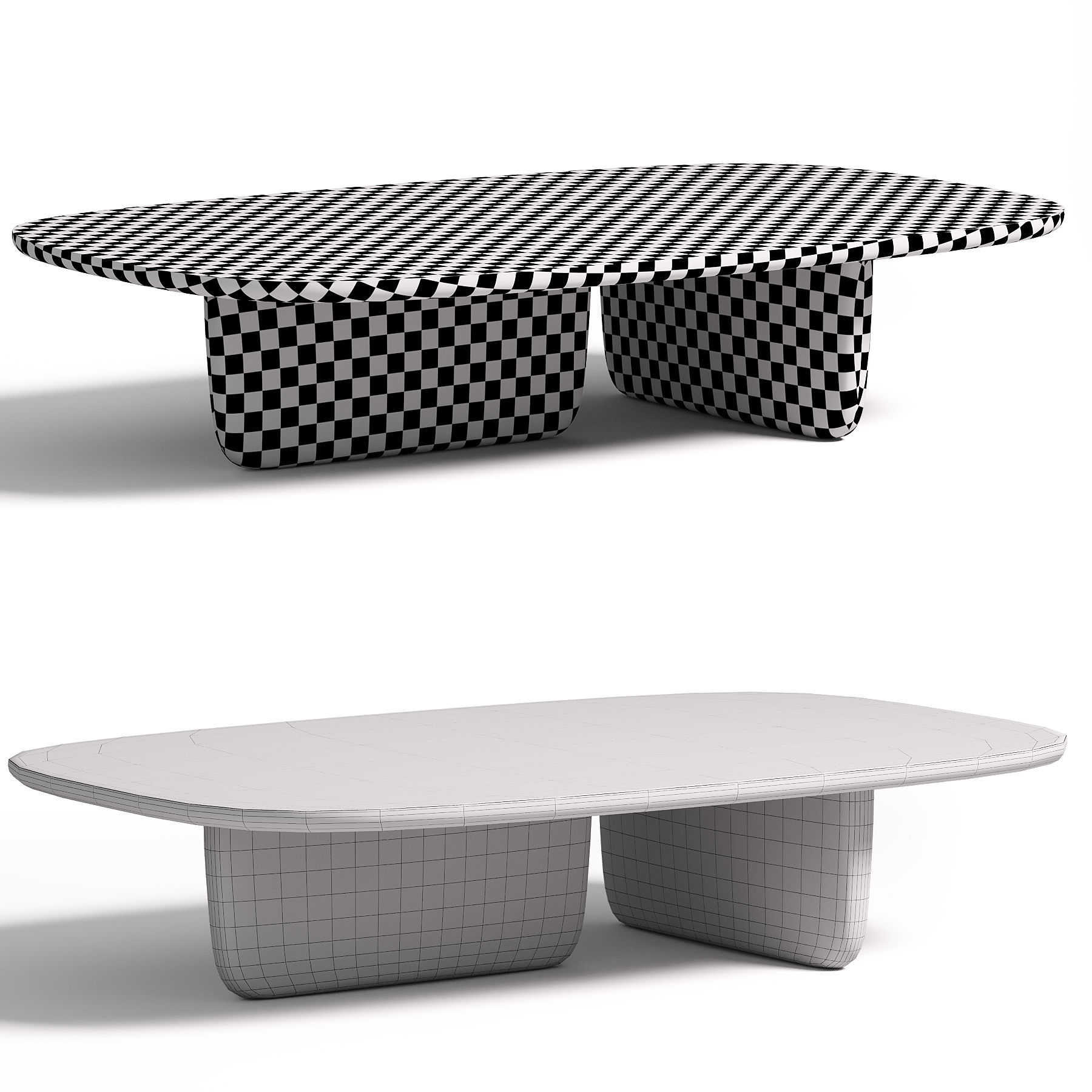 Bonaldo Padiglioni Dining Tables 3D model_1