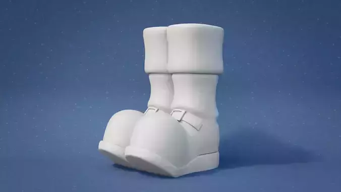 Santa Boots 3D print model