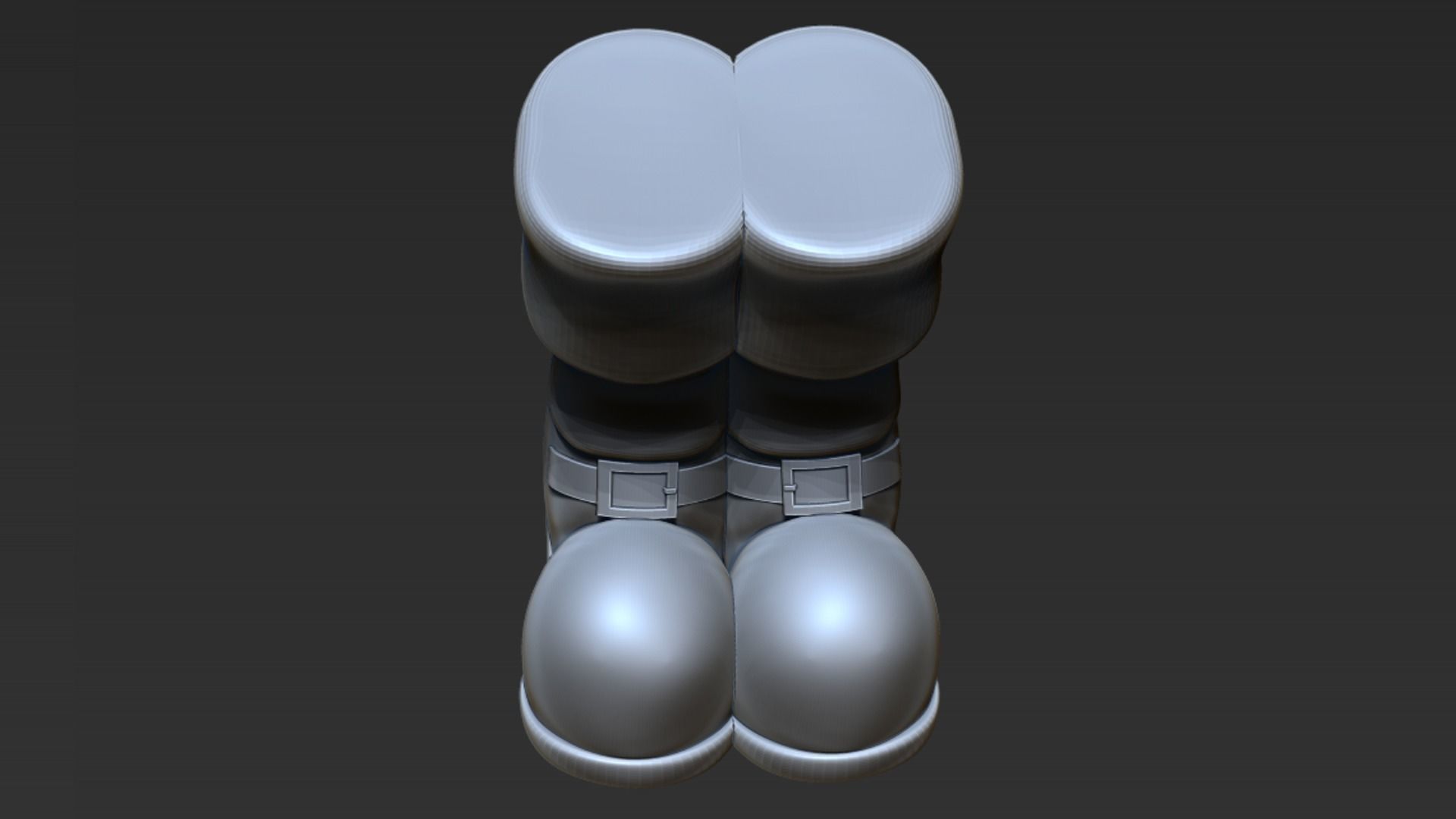 Santa Boots 3D print model_3