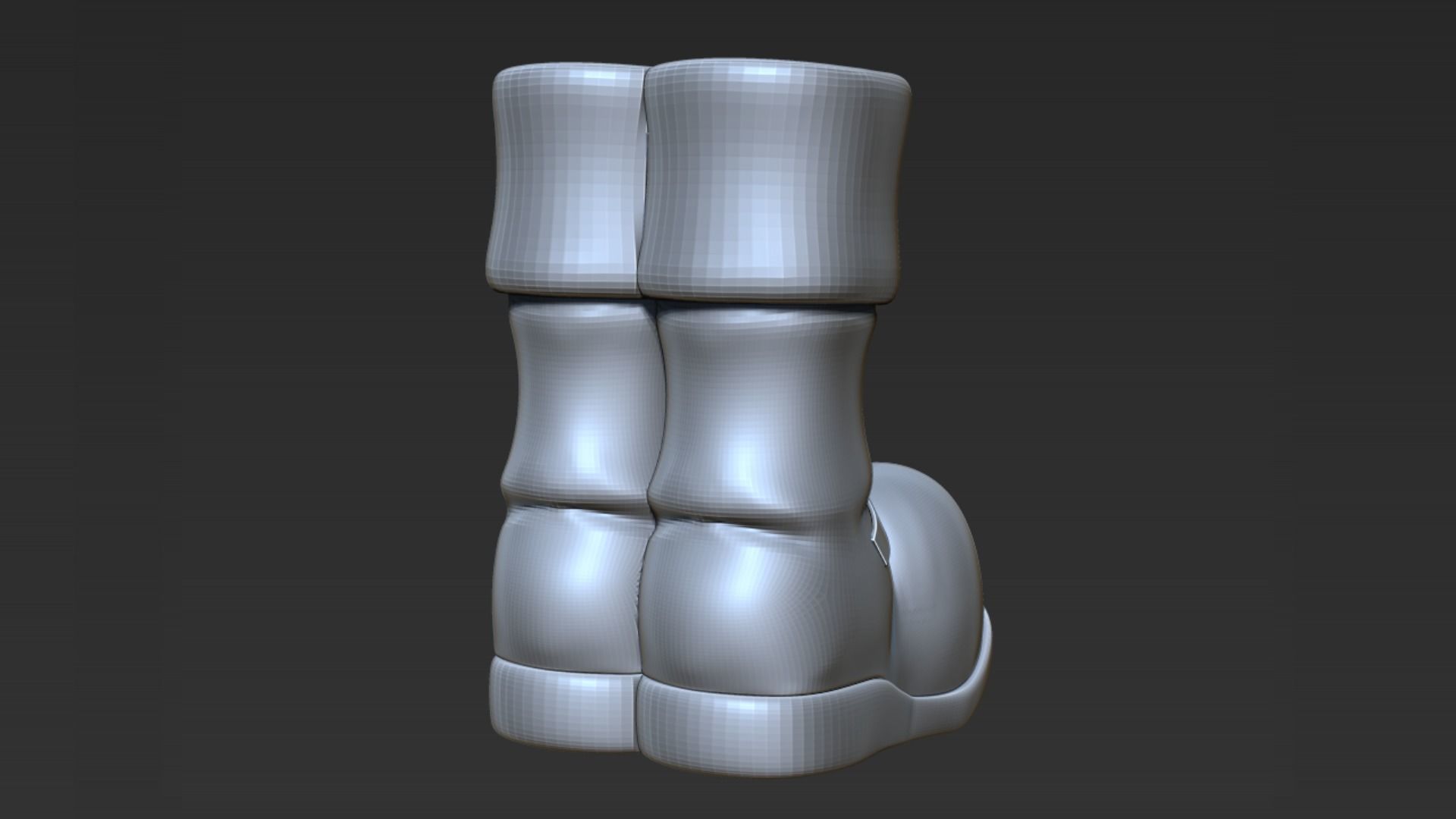 Santa Boots 3D print model_4