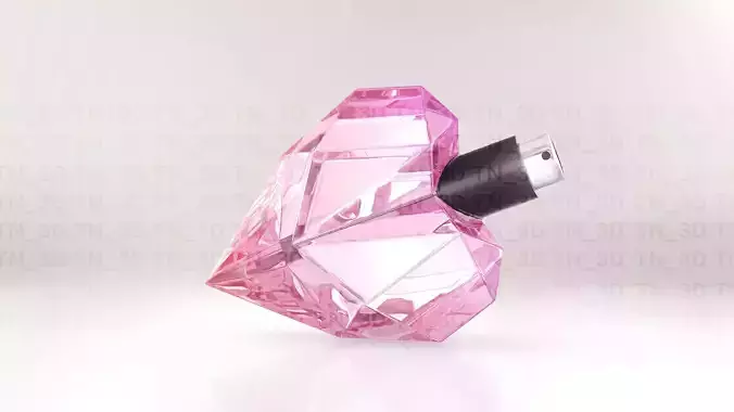 Diesel Loverdose Perfume Bottle 3D model