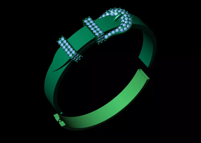 Bangle style belt very special 3D print model_0