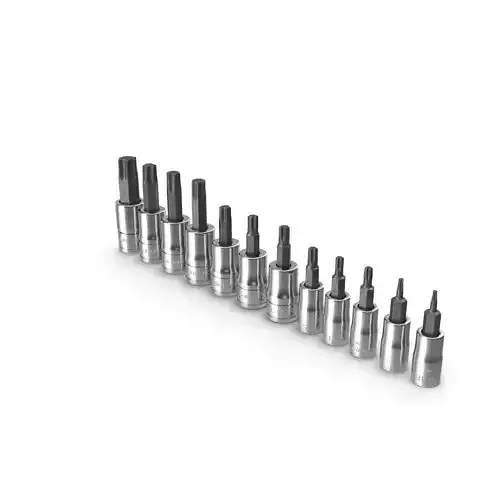 SO 12pc Combination Drive TORX Bit Standard Socket Set