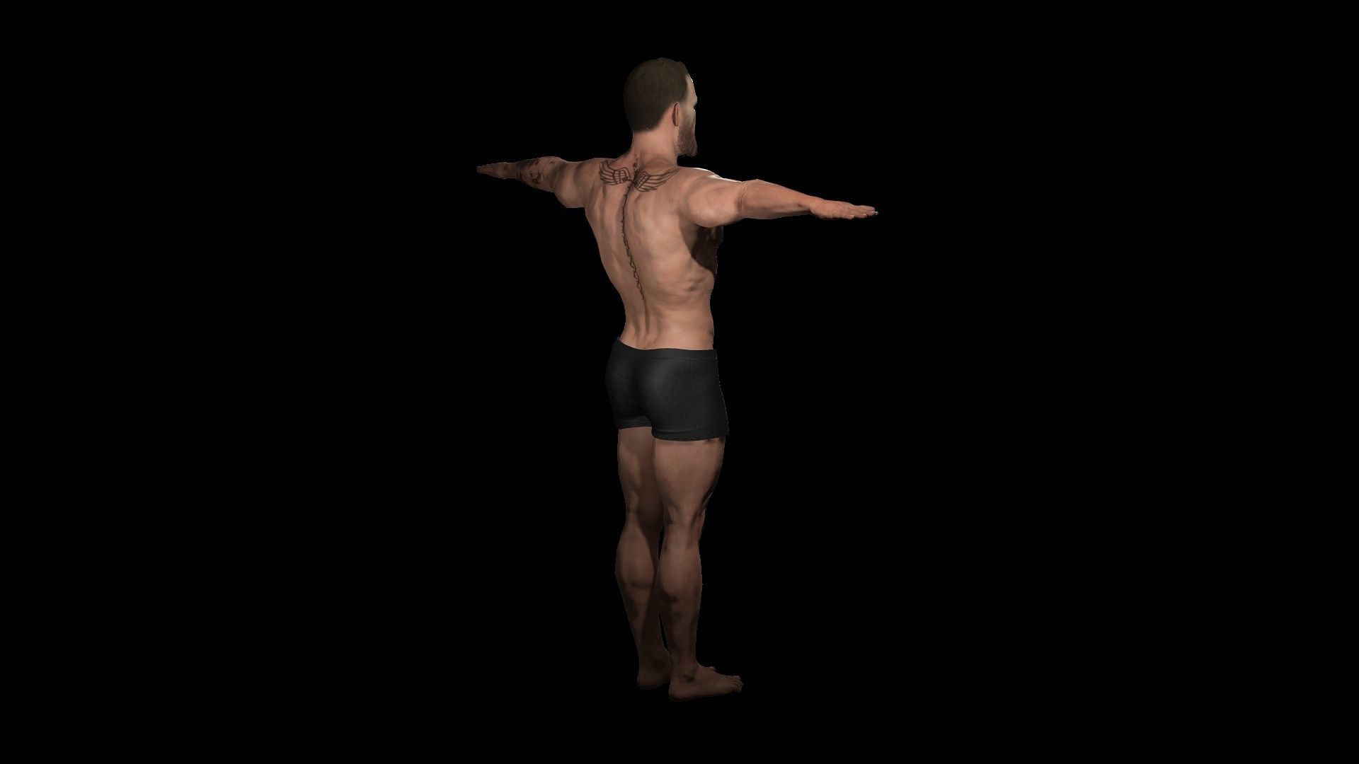 Conor McGregor Low-poly 3D model_6