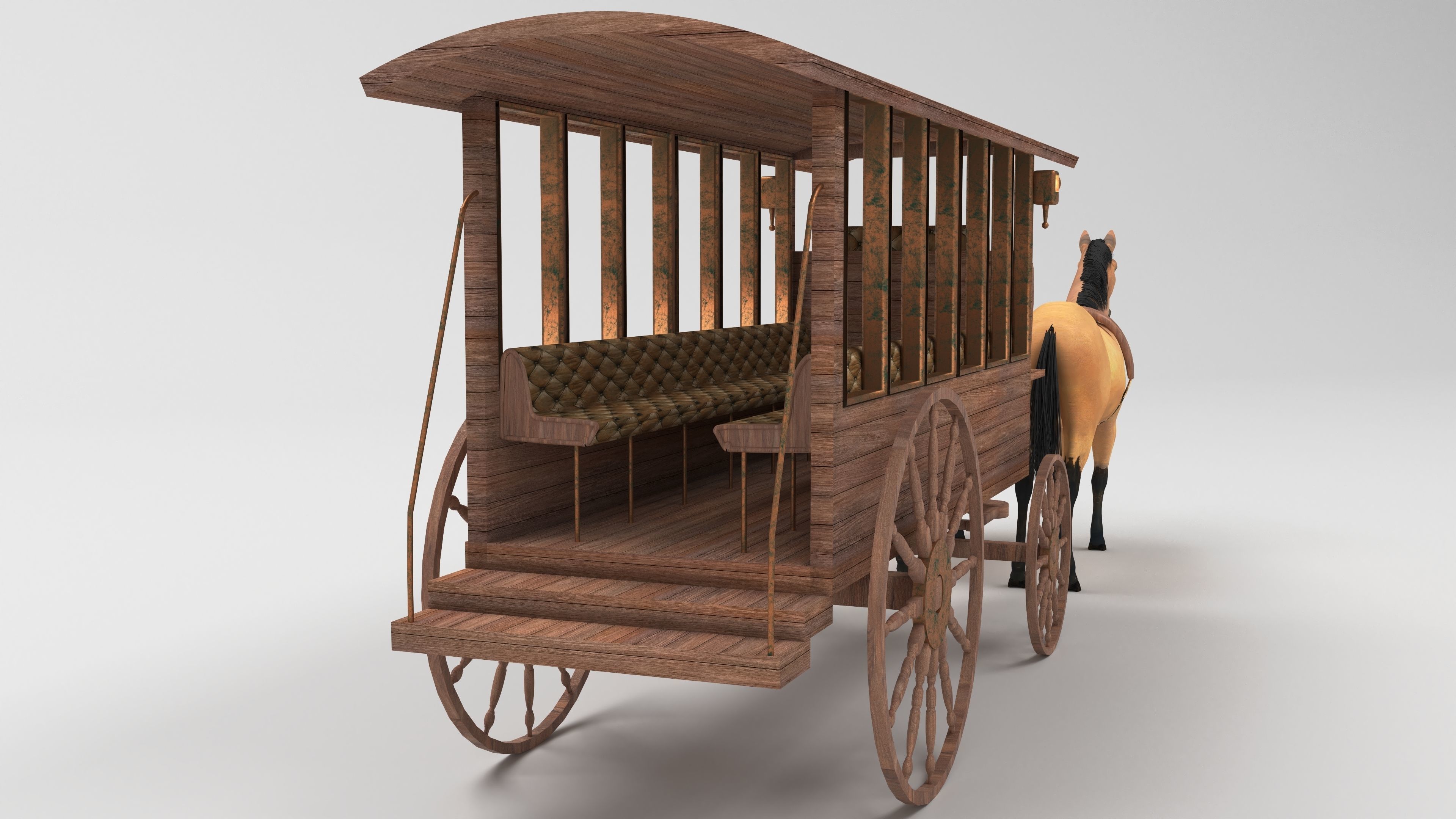 Horsebus 4K 3D model_6