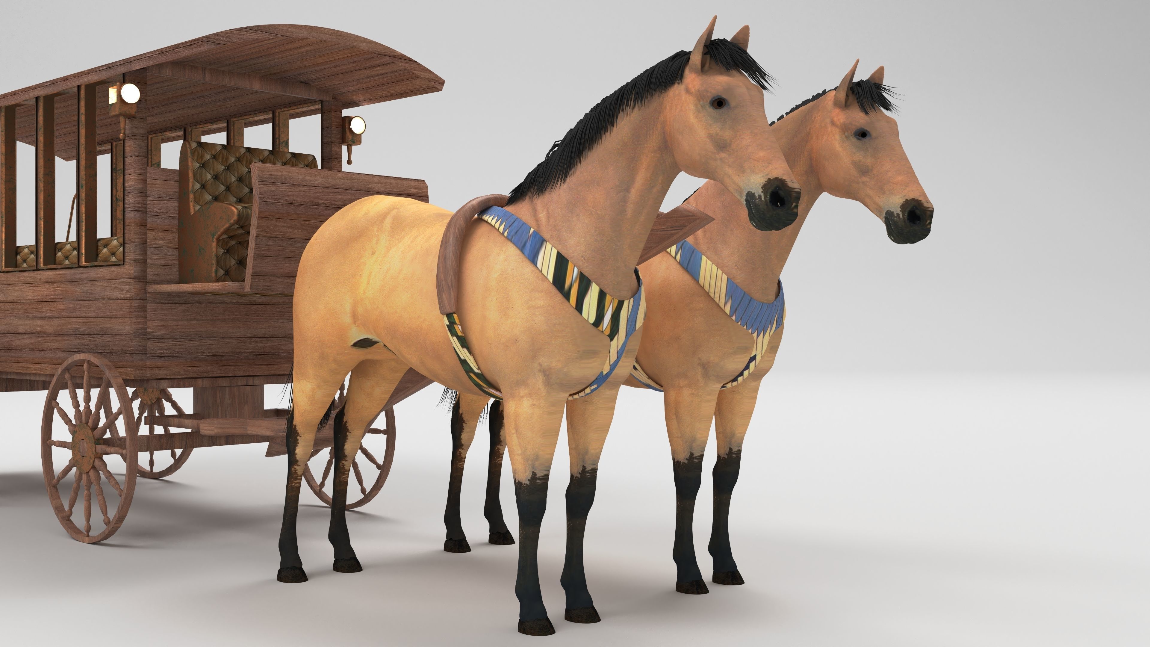 Horsebus 4K 3D model_2