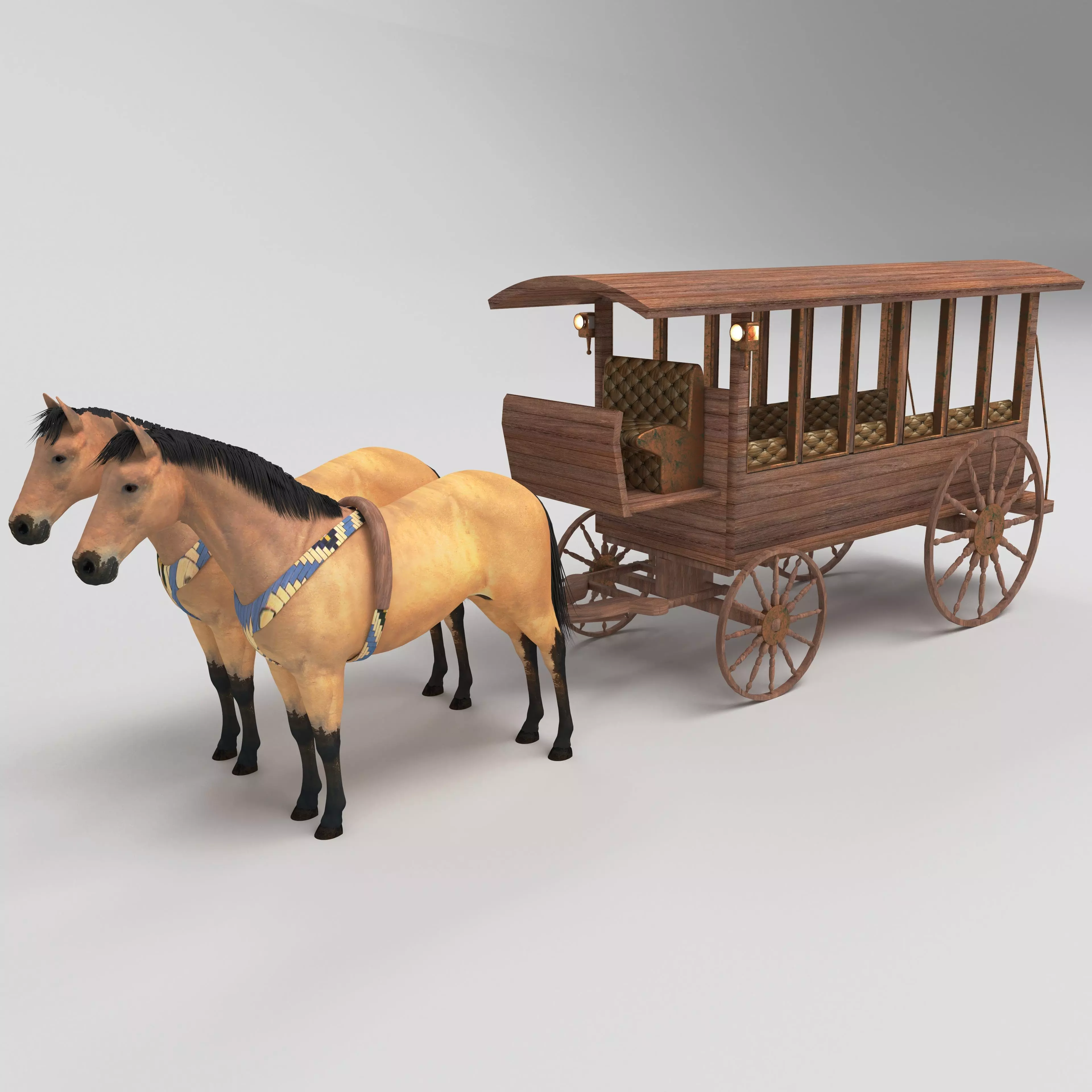 Horsebus 4K 3D model_0